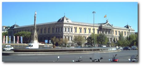 Biblioteca Nacional de España, sito en la plaza de Colon, Madrid